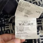 Old Navy  Wool Peyton Open Front Textured Plaid Coat Jacket Blue Combo Size L Photo 11