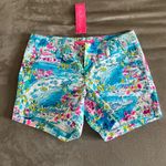 Lilly Pulitzer NWT Postcards From Positano Callahan Shorts Size 00 Photo 1