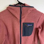 Patagonia R1 Air Fleece Hoodie Womens XS Full Zip High Neck Pink Outdoor Hiking Photo 1
