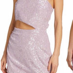 Amanda Uprichard  Sequin Halter Mini Dress Photo 0
