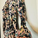 IRO Bloomy Women's Multicolored Floral Mix Printed Wrap Mini Dress Size 36 Photo 3