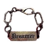 Lucky Brand LUCKY Antiqued Gold Tone ID Bracelet for Dreamers Photo 1