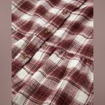 American Eagle NWT Oversized Flannel Babydoll Shirt Photo 4