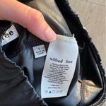 Wilfred Free High-Waisted Black Faux Leather Leggings Photo 4