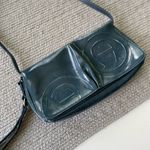 Etienne Aigner Vintage  Pompeii Blue Teal Patent Leather Mini Bag Clutch Purse Photo 2