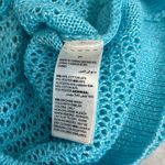 Chico's  women’s petite large blue crochet top Photo 7
