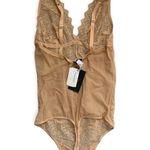 Cosabella 
Papyrus Lace-Trim Teddy Bodysuit, Nude Photo 0