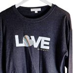 Spiritual Gangster  Savasana Pullover LOVE Sweatshirt Crew Neck Large Gray EUC Photo 8