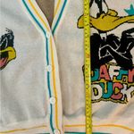 Looney Tunes  Cardigan Sweater Large Cartoon Academia Cozy Pop-Culture Kidcore Photo 2