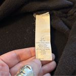 Calvin Klein  black cotton cowl neck sweater size S crochet neck and wrists Photo 8