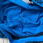 Nike  Womens Patterned Cropped Leggings Royal Blue and Black Size Small Gently Us Photo 3