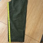 ZARA  Womens Khaki Green Paperbag Trousers Photo 3