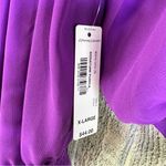 Allen B by Allen Schwartz Purple 2 Piece Cami & Sheer Top with Ruffles Size XL Photo 6