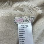 Free People  Brushed faux fur Scarf Cream Fringed Scarf wrap Photo 10