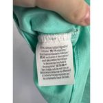 PINK - Victoria's Secret Women’s Pink Small Aqua & White Short Sleeve Crop Top Photo 5