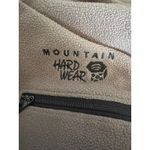 Mountain Hardwear  gray/beige quarter Zip fleece‎ sweatshirt size L Photo 4