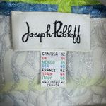 Joseph Ribkoff Shimmery Floral Artsy Cropped 3/4 Sleeve Light Jacket Size 12 Photo 3