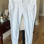 Rue 21 White Denim Jeans Cropped Photo 7