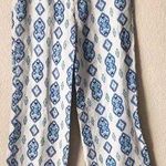 Ecru  ikat rice pant linen blend size 2 Photo 1