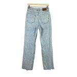 ZARA  Distressed High Waisted Straight Leg Jeans 6 Photo 5