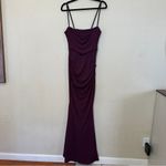 House Of CB  ‘Milena’ Dark Cherry Corset Maxi Dress NWT size S Photo 5