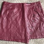 These Three Boutique Red Leather Skirt Photo 0