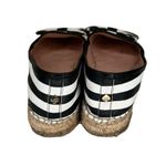 Kate Spade Linds Black & White Striped Bow Platform Espadrille Shoes Women’s 6M Photo 4