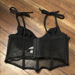 Kat The Label Elegant Black Sheer Bustier Size M EUC Size M Photo 1