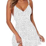 None Black and white polka dot dress Photo 7