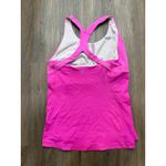 Lululemon Hot Pink Workout Tank Top Activewear Built In Bra Athletic size 4 Photo 1
