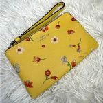 Coach Yellow Floral Wristlet Photo 0