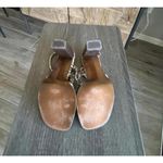 Enzo Angiolini  Womens Heels Size 6.5M Animal Print Strappy Open Toe Shoes Photo 6