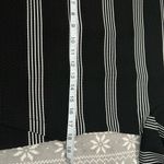 New  Textured‎ Stripe Dress Black & White Size Medium Chico's Size 1 Photo 9