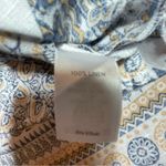 J Jill Linen womans PS Elephant Print Sleeveless Tunic Top Coastal Boho Tank Blue Size undefined Photo 3