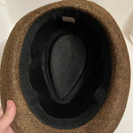 NWOT Brown Fedora hat Black Photo 2
