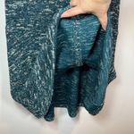 Talbots Marled Knit Faux Leather Trim Short Sleeve A-Line Dress Zip Office Sz 4 Photo 6