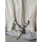 Vintage Patchwork Lace Vest M Cottagecore Boho Phoebe Grunge Artsy Button USA White Size M Photo 5