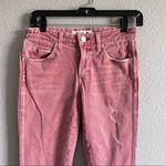 AMO Stix Crop Jeans in Canyon Rose Pink Size 25 Photo 2