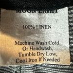 Moonlight  LagenLook Linen Asymmetrical Mandarin Collar Frog Button Tunic Top OS Photo 5