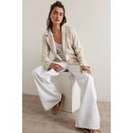 Free People  Fern Blazer in Dusty Beige Size Large Photo 1