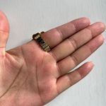 kim rogers Gold‎ Tone Rhinestone  Ring Watch Photo 2