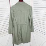 Max jeans  Tencel Drape Front Cinch Waist Utility Jacket‎ Sage Green XS Photo 9