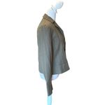 Harvé Benard Harve Benard Vintage Wool Blazer Jacket Womens Size 10 Brown Green Striped Photo 2