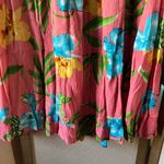 Cathy Daniels  Pink Skirt with Blue and Green Floral Design large Photo 3
