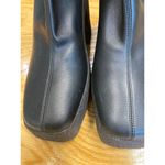 Stella McCartney Platform Heel Boots Women's 8.5 Black Leather Side Zip S24 Photo 5