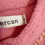 Sakura Pink Y2K Elegant Gold Chain Buttoned Cardigan Jacket Top Photo 7