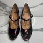 Sofft | Women's Burgundy Patient Leather Peep Toe Octavia Mary Jane Pumps Sz 9.5 Red Photo 1