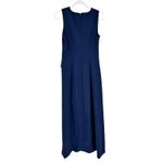 Kay Unger Formal Navy Blue Walk Thru Sleeveless Maxi Jumpsuit Size 4 Photo 4