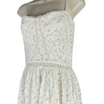 Jonathan Simkhai Strapless Lace Bridal Dress Convertible White Size 6 Photo 6