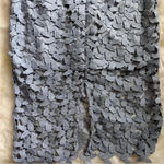 Bardot EUC  Gemma Dress in Dusty Blue 4 Revolve Lacy Classy Embroidered Floral Photo 9